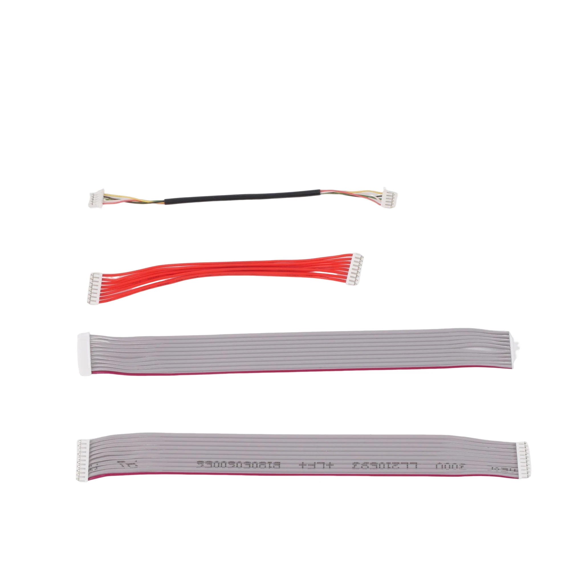 Factory price Custom Cable UL2651.28AWG 1.27MM spacing PH10PIN Gray bar terminal cables