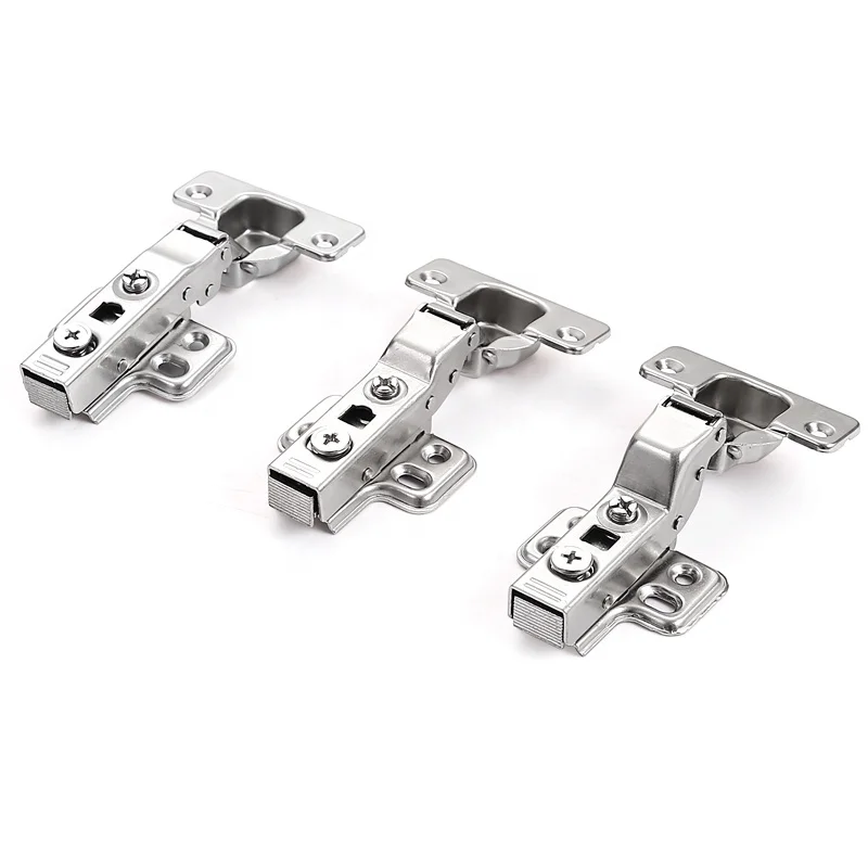 LOGO OEM Hydraulic Alloy Plate Tail Hinges Concealed Soft-close Hinge Cold Rolled Steel Hinges Jieyang Manufacturer