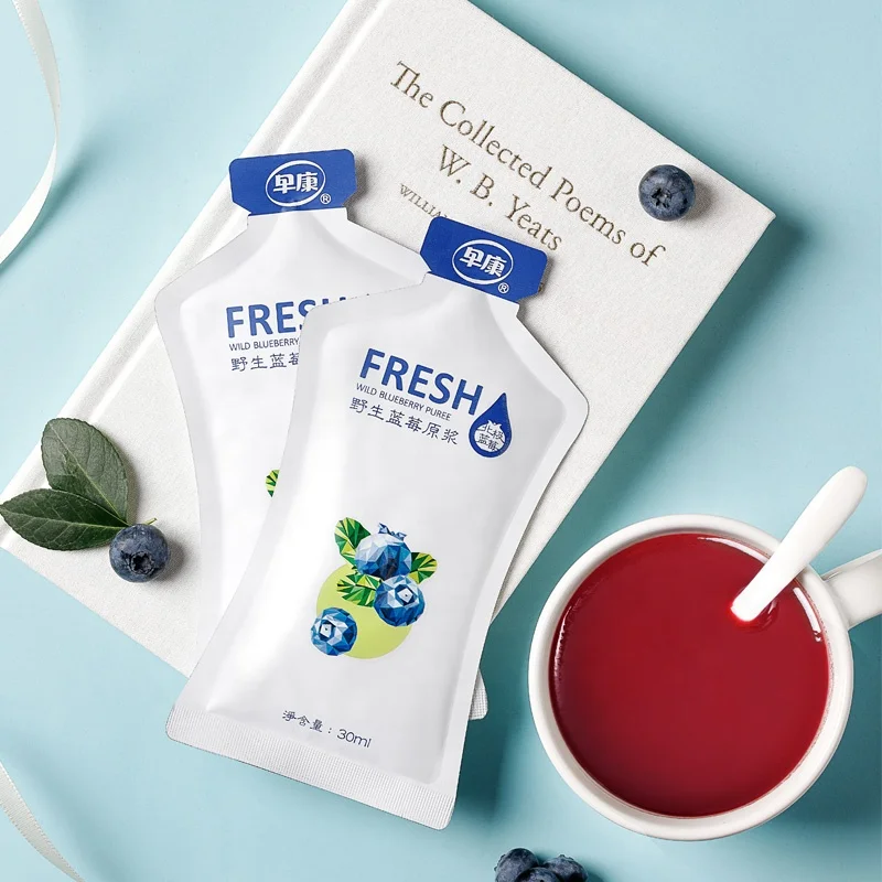 China Manufacture Wild Blueberry Fruit Puree And Meat Juice Concentrate