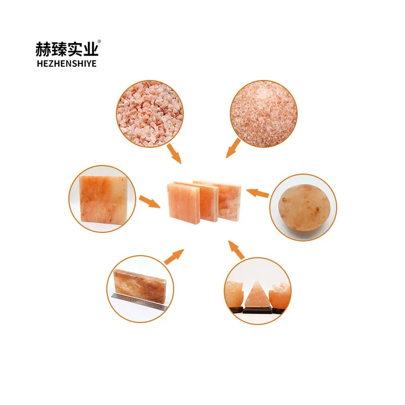 Hezhen natural himalyasia salt brick for barbecue salt bath center decoration barbecue