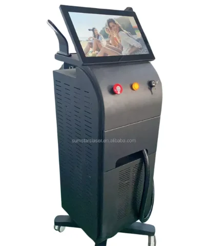 2400w 4k display beauty personal care products 3 wave diode 808nm hair removal machine beauty salon equipment laser hair removal