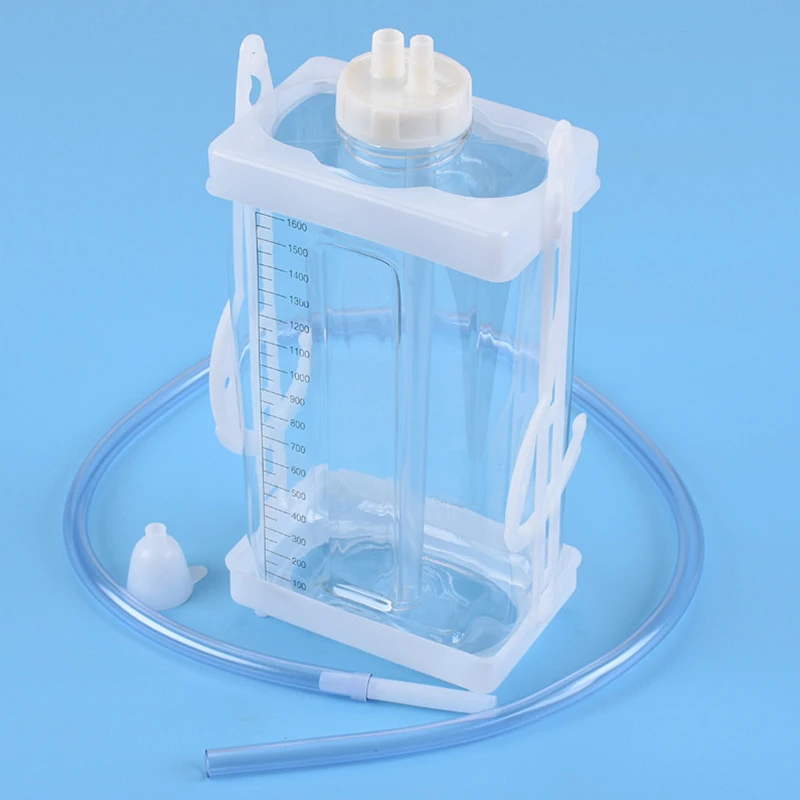 
Nice price Single chamber Chest Drainage Bottle for pleural effusion Drainage reflux prevention safe clear reading 