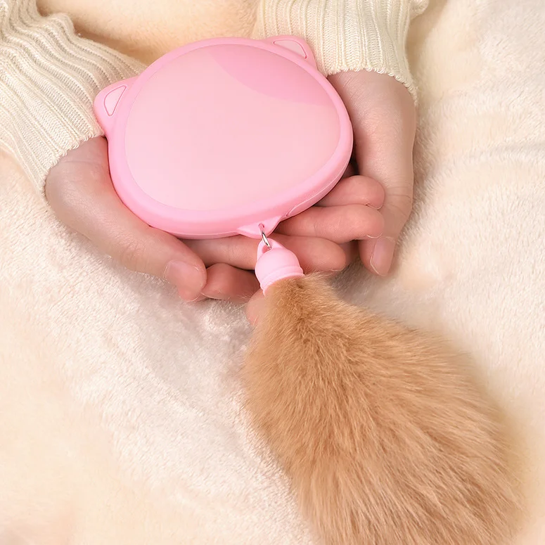 4000mAh Electric Hand Warmers Cat Temperature Adjustable Mini Handwarmer Power Bank Winter Gift for Girl Friend in Office School