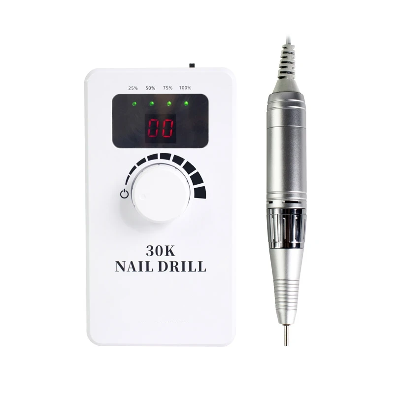 X&A Brand Electric Nail Drill Set Professional Rechargeable 30000RPM Portable Pen Shape Nail File Manicure