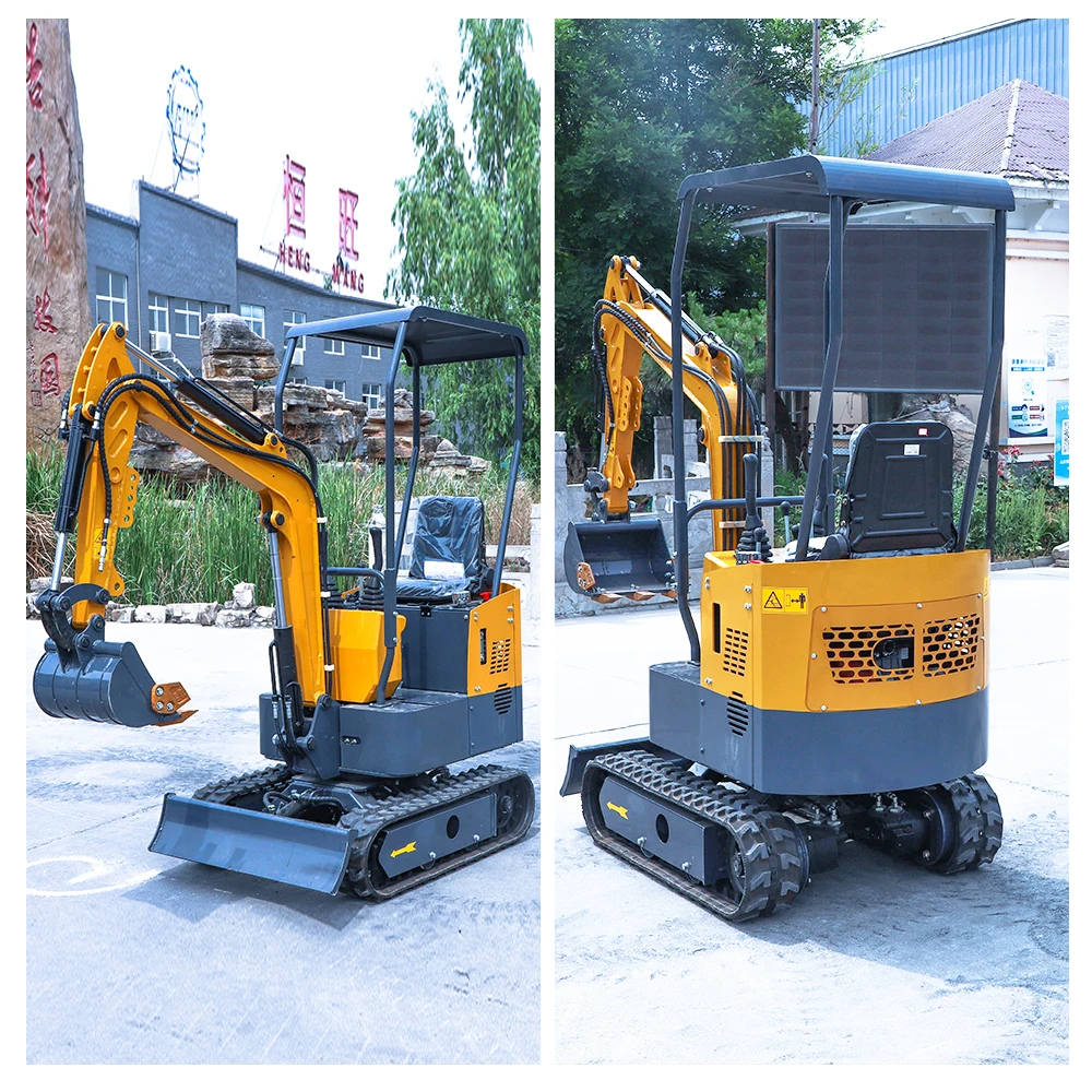 Euro 5 EPA Hydraulic pilot Joystick Excavator Hydraulic Hammer Small Mini Excavator for Sale