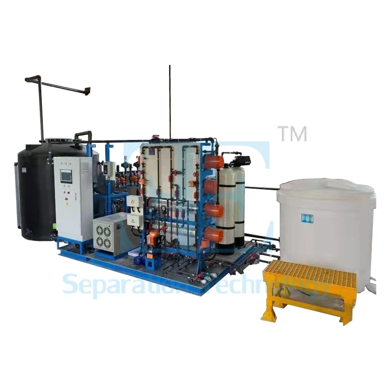 Sodium Hypochlorite Generator Bleach Solution NaClO Production Unit Electrolyte Preparation System