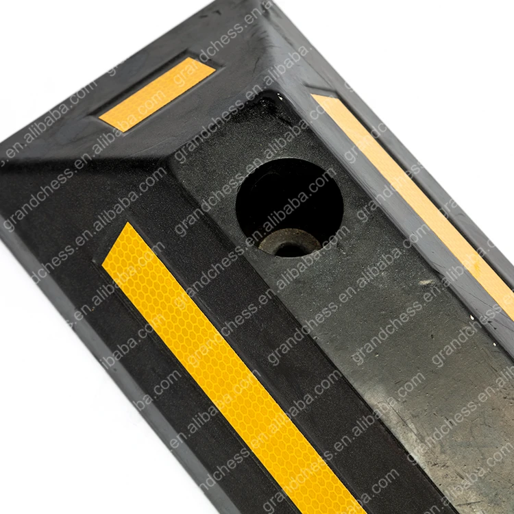 
Cheap 55cm Traffic Control Rubber Wheel Stopper Car Parking Block 