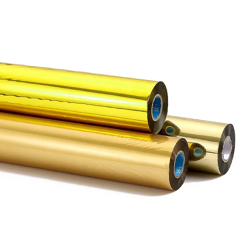 Common Hot Paper Shattered Glass Silver Holographic Metalized Plastic Green Stamping Foil