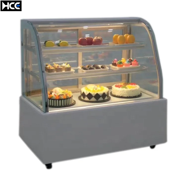 Retail refrigeration equipment showcase pastry bakery cake display refrigerator counter chiller