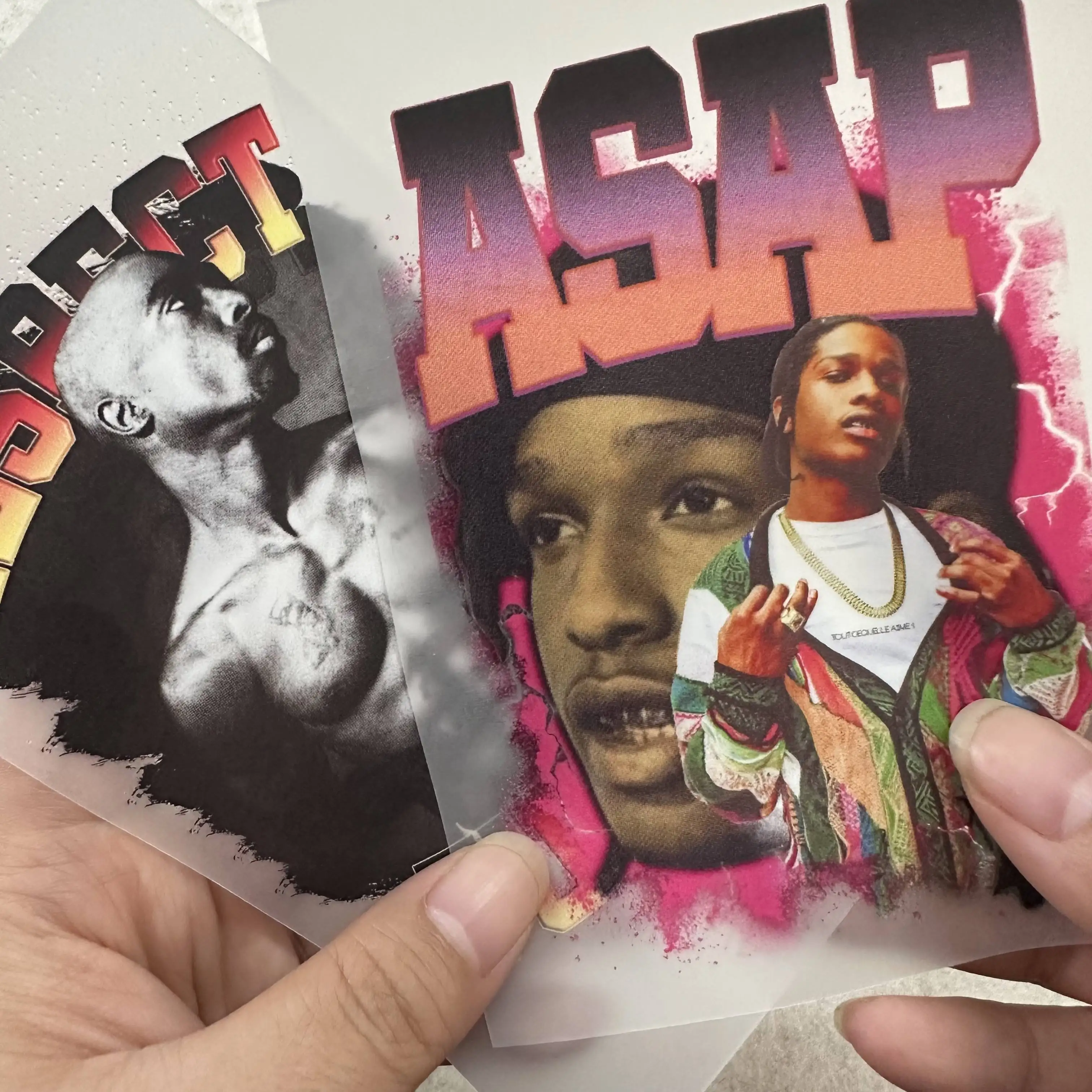 Wholesale Custom Plastisol Heat Transfers Heat Press Sticker Iron on Deisigns Dtf Heat Transfer Label for Clothing