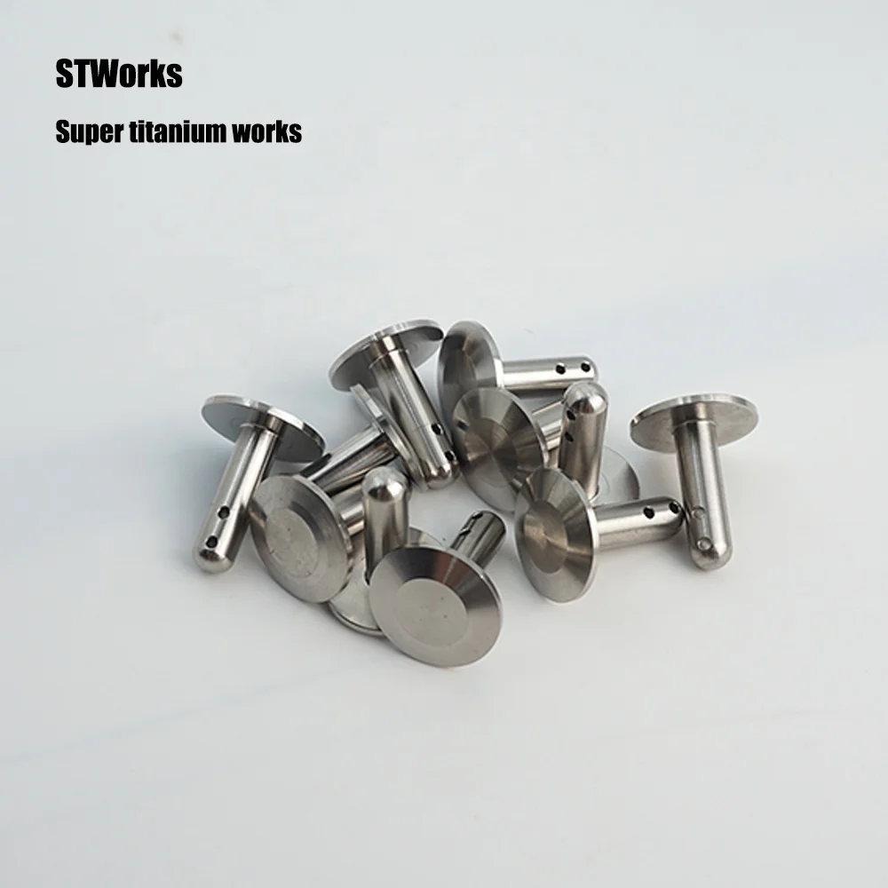 Non-standard round lead screws titanium grooved pins titanium circlip / Buckle grooved / Step retaining pins