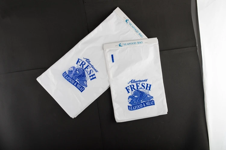 Plastic Header Poly Header Bag Food Packing Bag Transparent LDPE Household Products Disposable Bag with Valve Accept HDPE/LDPE