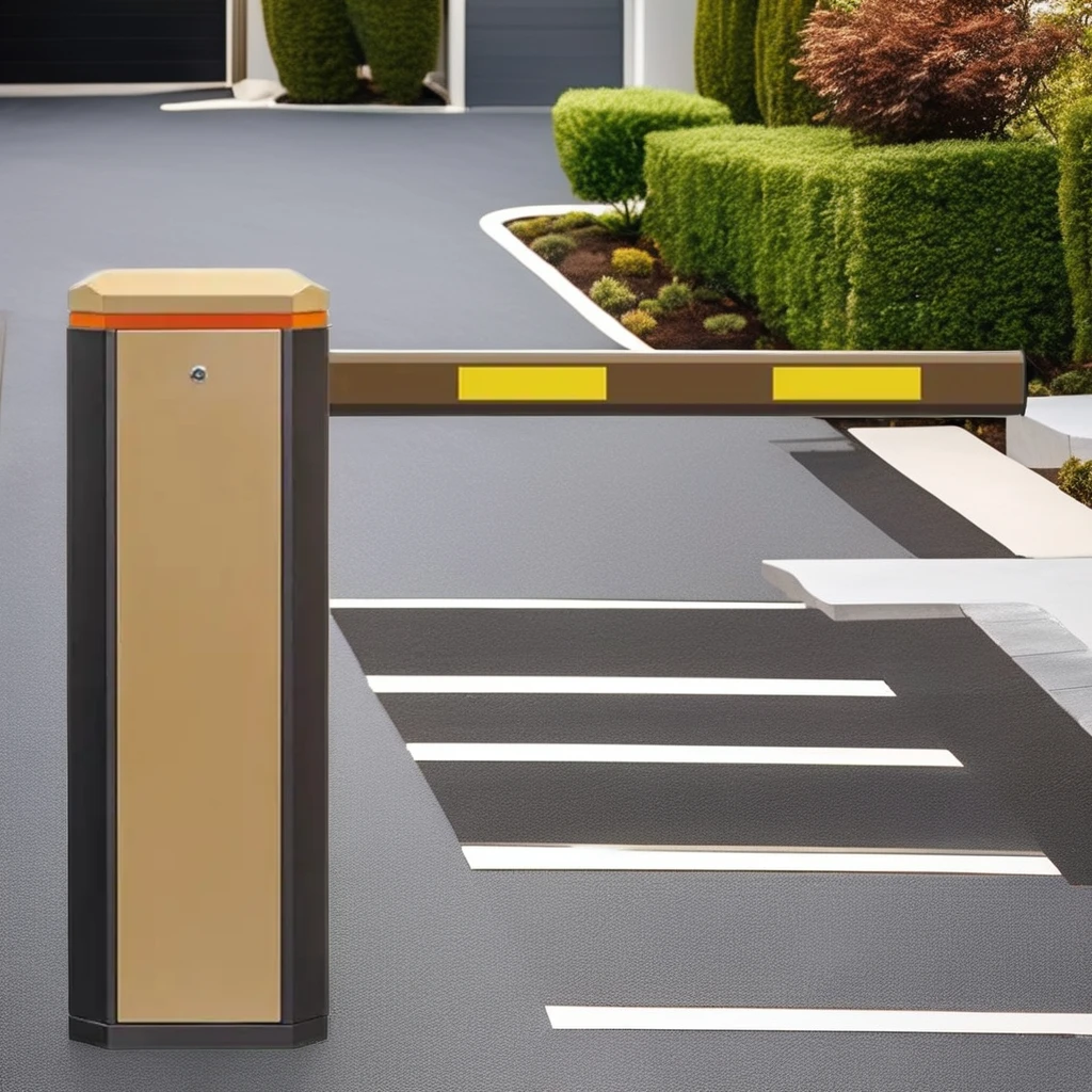 Automatic RFID System Car Parking License Plate Boom Barrier Gate Factory Supplied for Parking Lot Use Traffic Barriers