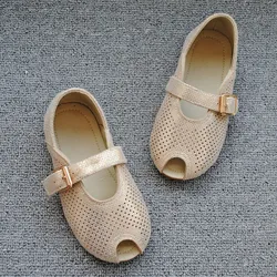 Latest Design New Style girls Sandal Summer Fashion PU  Modern girls shoes lovely kids shoes