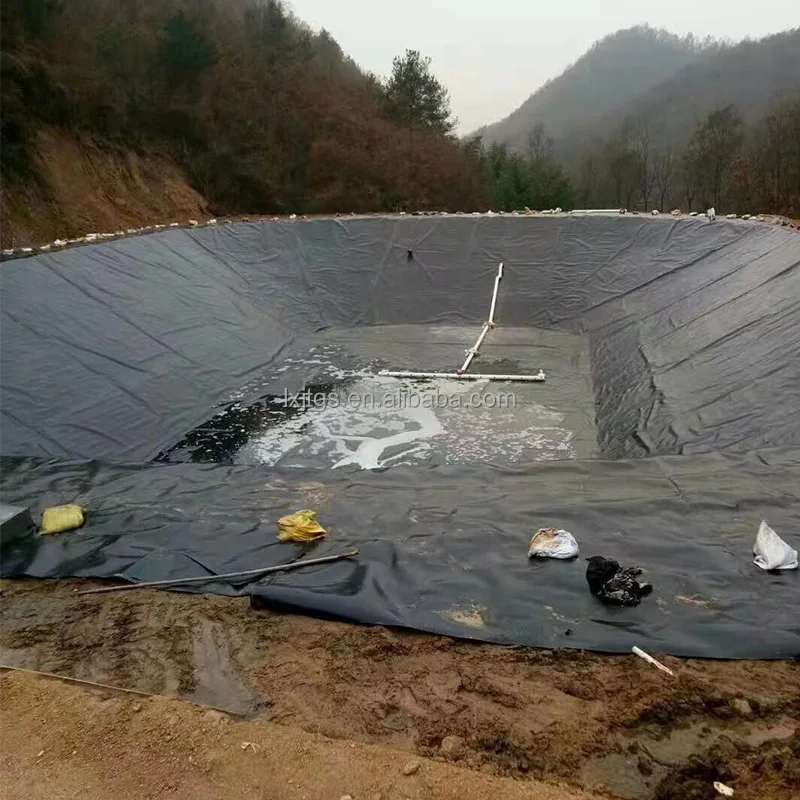 1.0mm 2mm HDPE PVC Water Tank Pond Liner 1.5mm hdpe landfill artificial lake liner dam liner Leak-proof geomembrane price