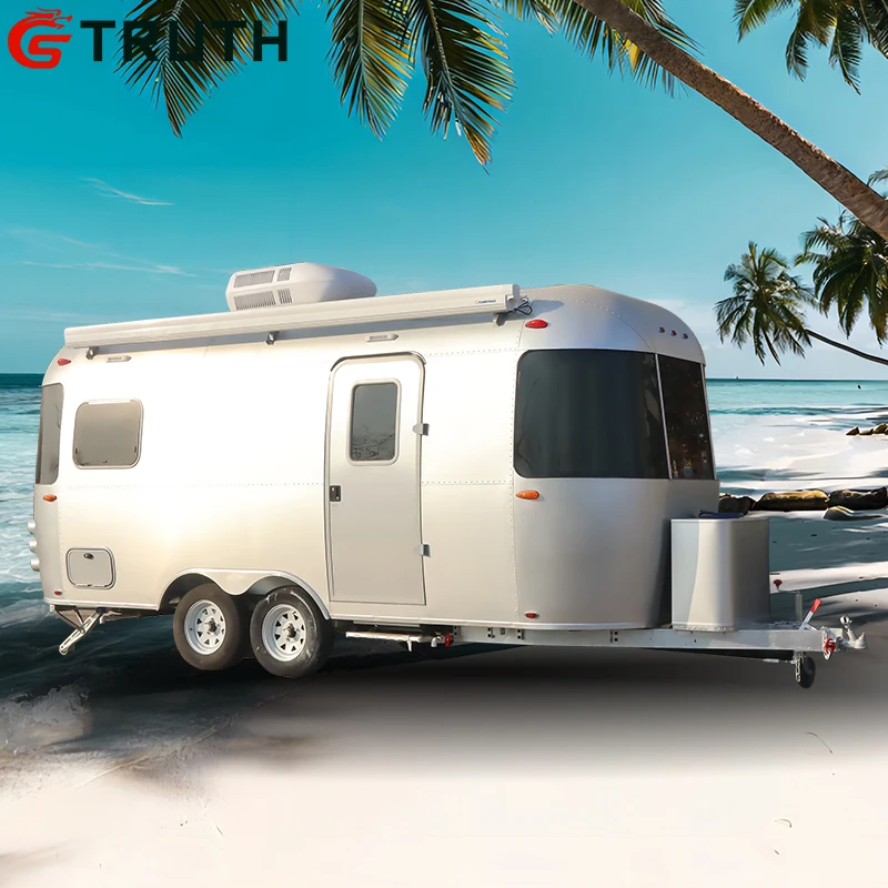 Large Size Luxury American Camping Travel Mobile House Camp  4x4  Airstream Camper Trailer