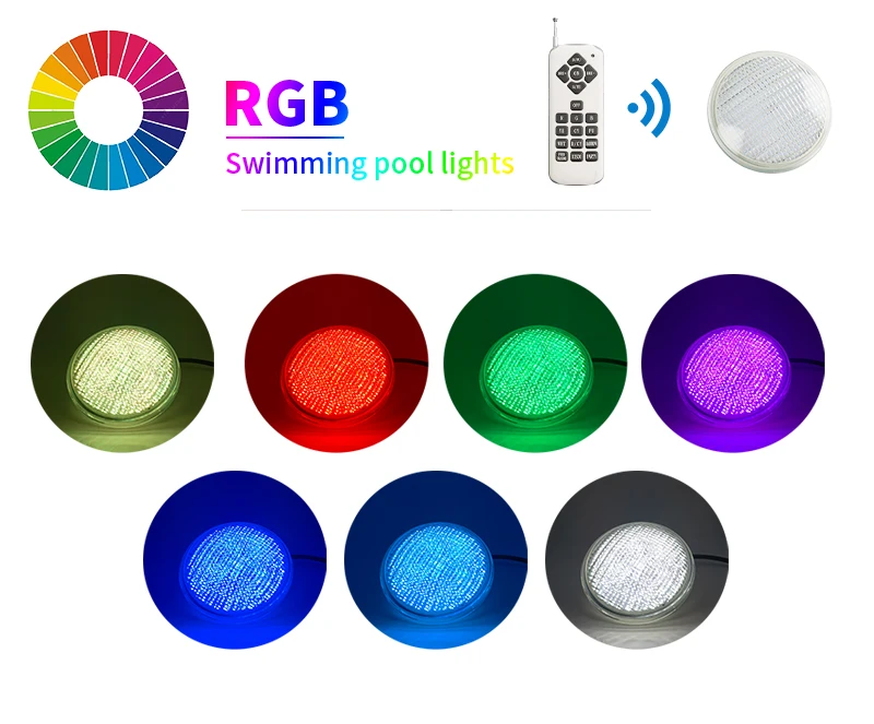 Refined PAR56 LED concrete swimming pool light liner pools use PC Plastic Niche Housing For Par56 Lamp