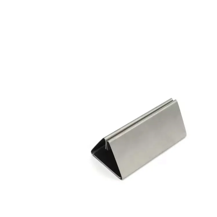 Factory Direct Price Bar Accessories Restaurant Table Stainless Steel Metal Menu Holder