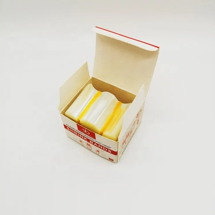 Clear Perforated Shrink Band for Glass Jars, Plastic Jars, Metal Tins and More