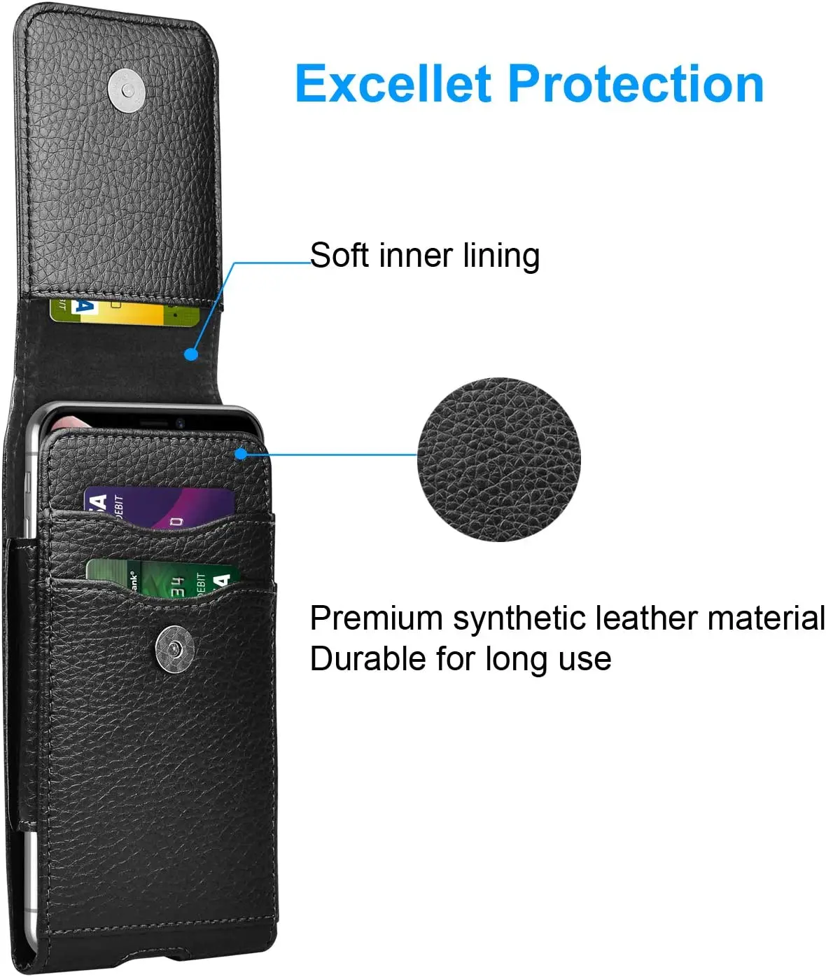 2024 Belt Clip Carrying Holder Cell Phone Holster with clip for Samsung Galaxy S6 Active