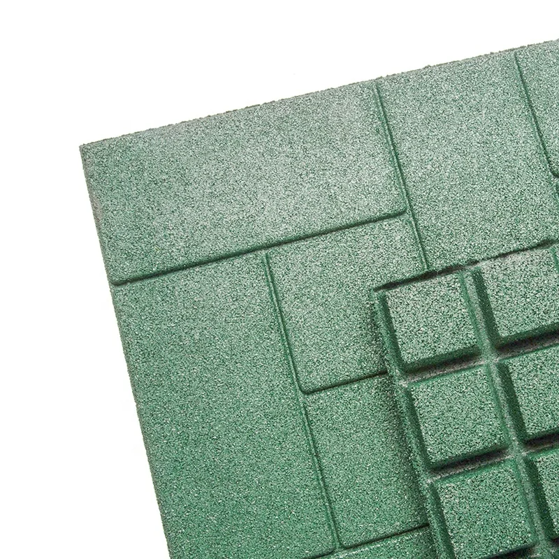 long use period playground rubber tile anti-skidding recycled rubber tiles cheap price rubber floor