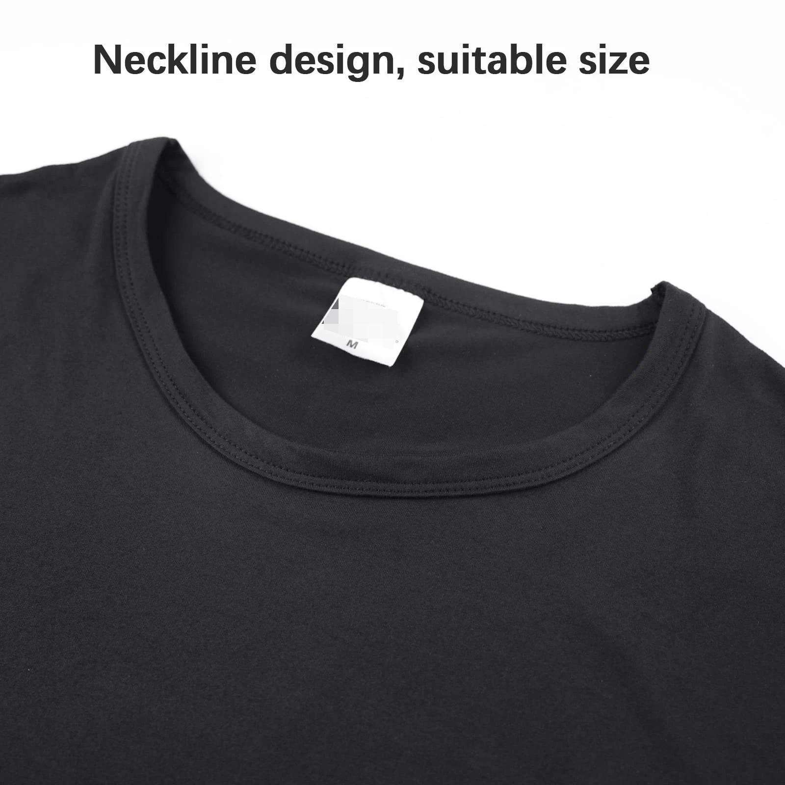 Black T Shirts 100% Polyester Sublimation T-Shirt Blank For Men Women Adult Round Neck Polyester Blank Tshirts Short Sleeve