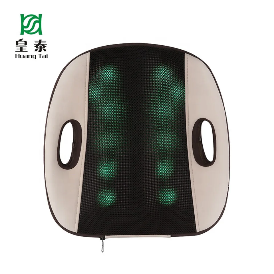 Портативная Вибрирующая шиацу подушка для массажа спины с инфракрасным подогревом для жилета