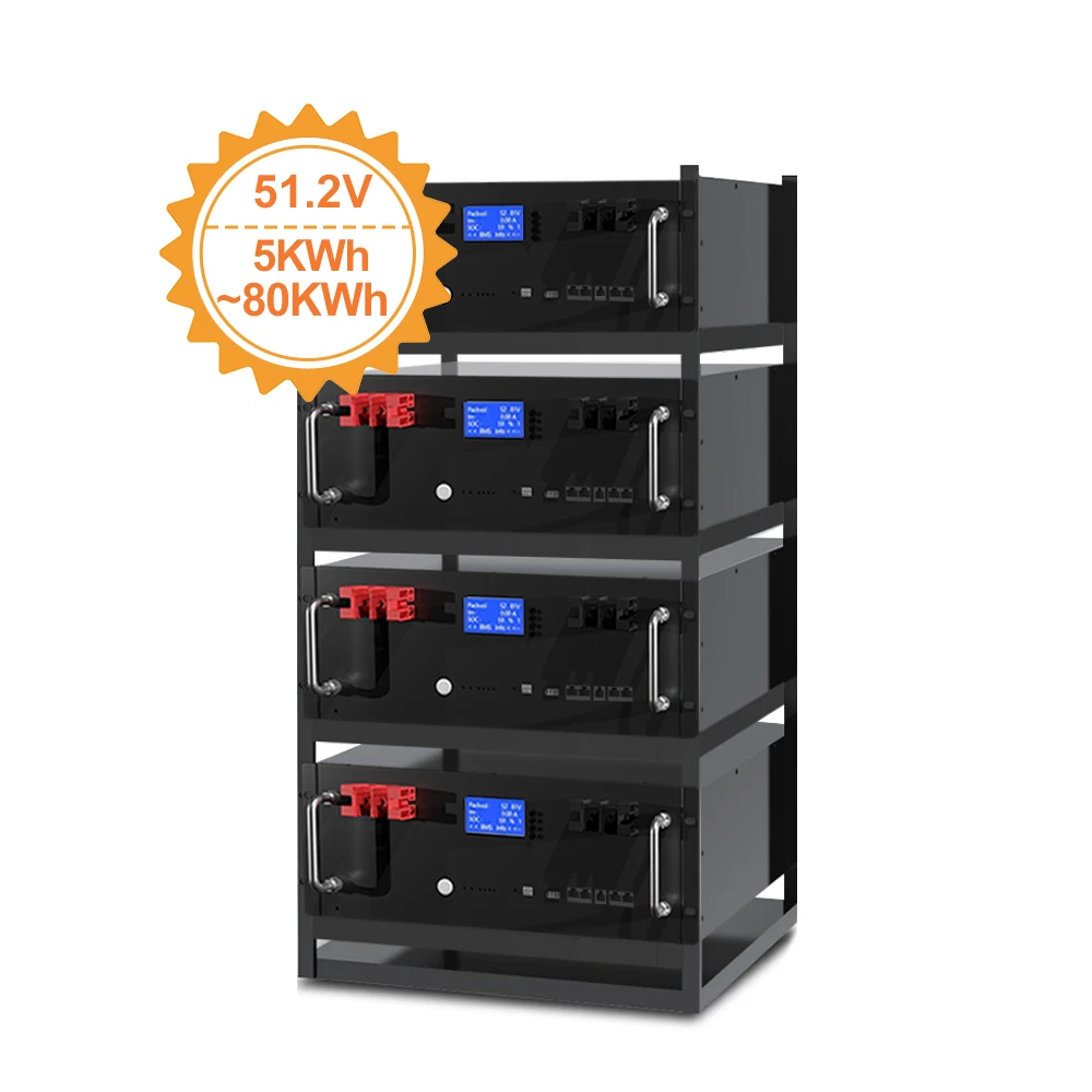 51V 300AH Lithium Battery Photovoltaic Storage Split Type CAN Communication Port Hybrid Grid Connection BMS Protection Grade UPS