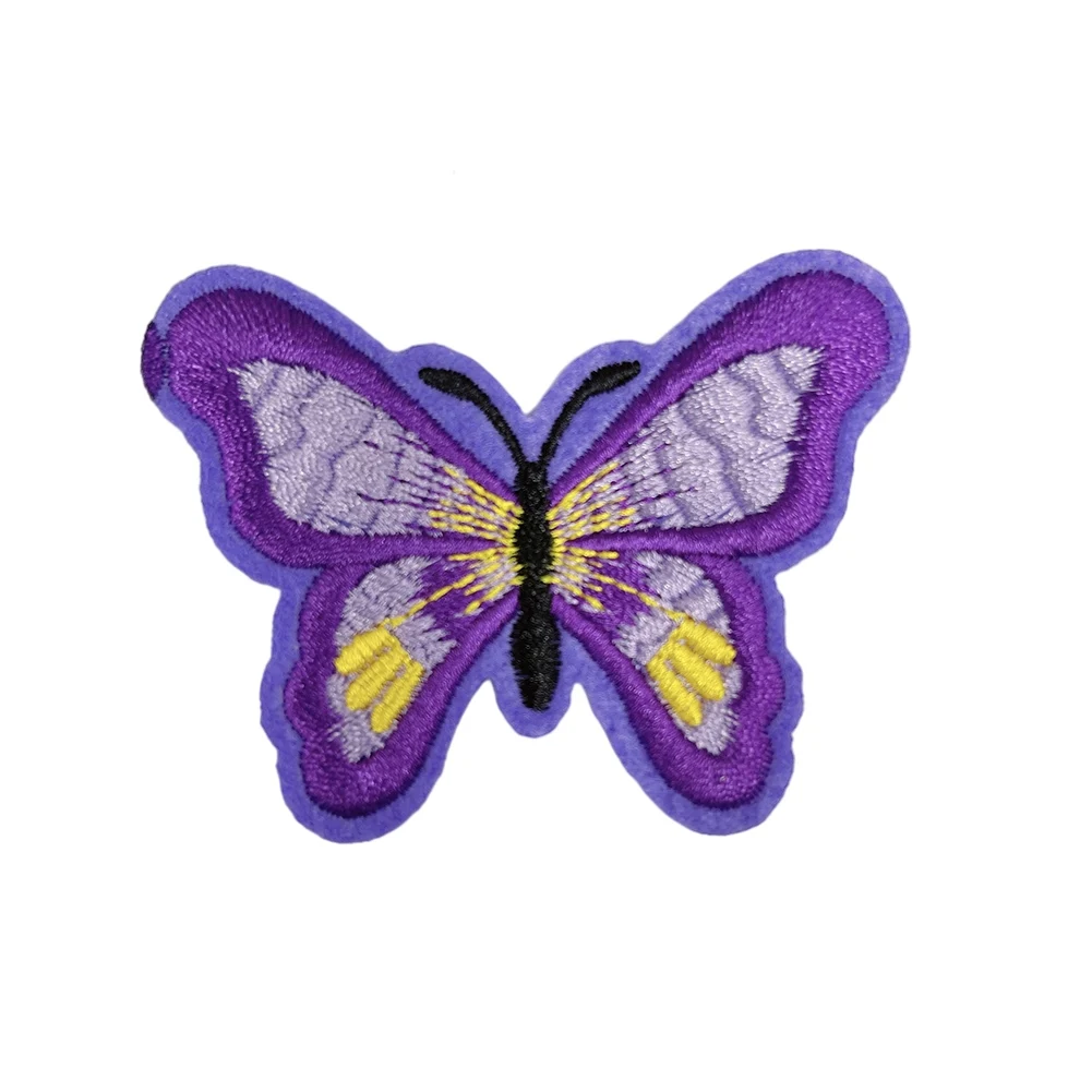 Iron on Embroidery Mini Heart and Fruit Logo Clothing Custom Embroidered Patches for Kids and Baby