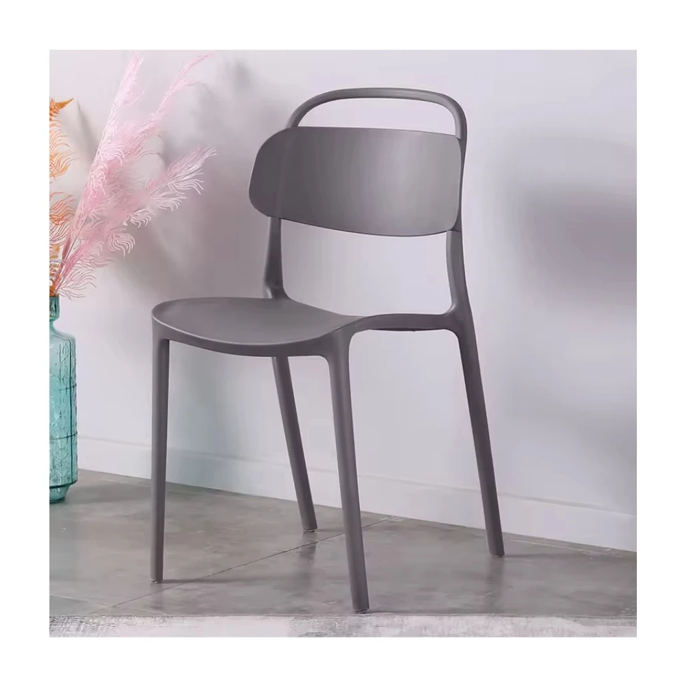 Wholesale simple table chair Single milk tea shop with thick leisure home furniture outdoor chair