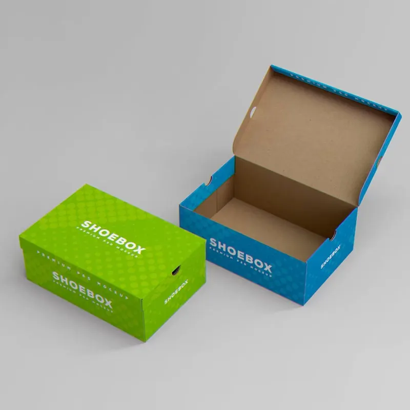 Custom Cardboard Packaging Shoebox Sandals Packing Box