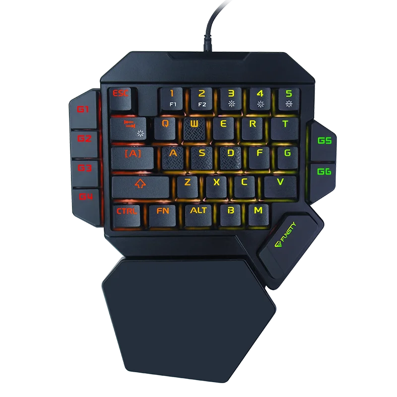 Беспроводная механическая клавиатура с RGB-подсветкой игровая мини-клавиатура для