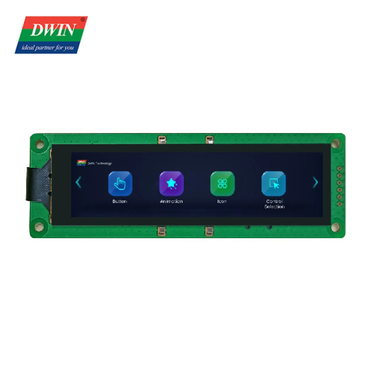 3.7 Inch Bar LCD 240*960 Pixels Resolution 16.7M Colors HMI IPS TFT LCD Display Screen Lcd Modules Touch Panel