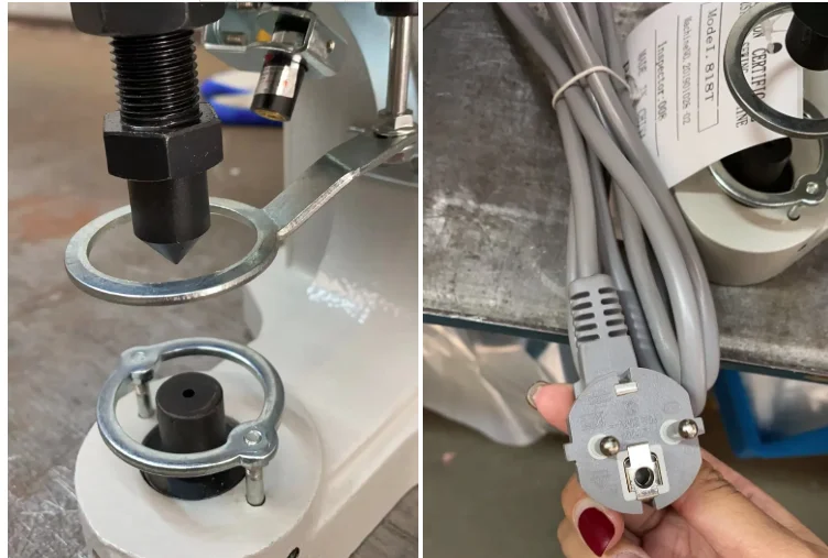 QK-818 cheap price electric Snap band button attaching sewing machine / clothing mechanical buttoning machine