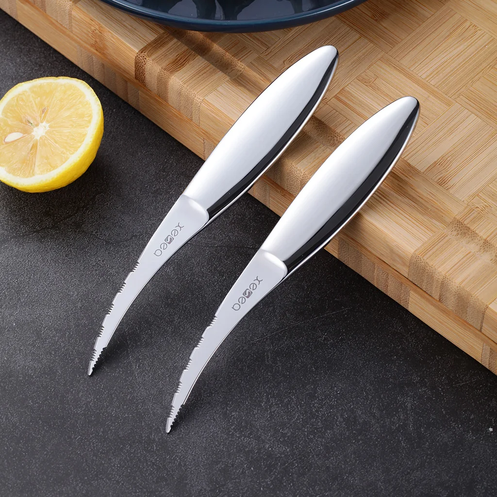 Kitchen Tool Hot Selling Seafood Use Stainless Steel Shrimp Knife Peeler Removing