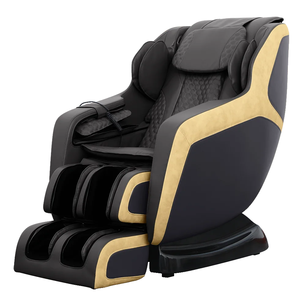 Wholesale OEM 2021 New Design Ultra long SL shaped curved steel guide rail Zero Gravity Electric massage chairs