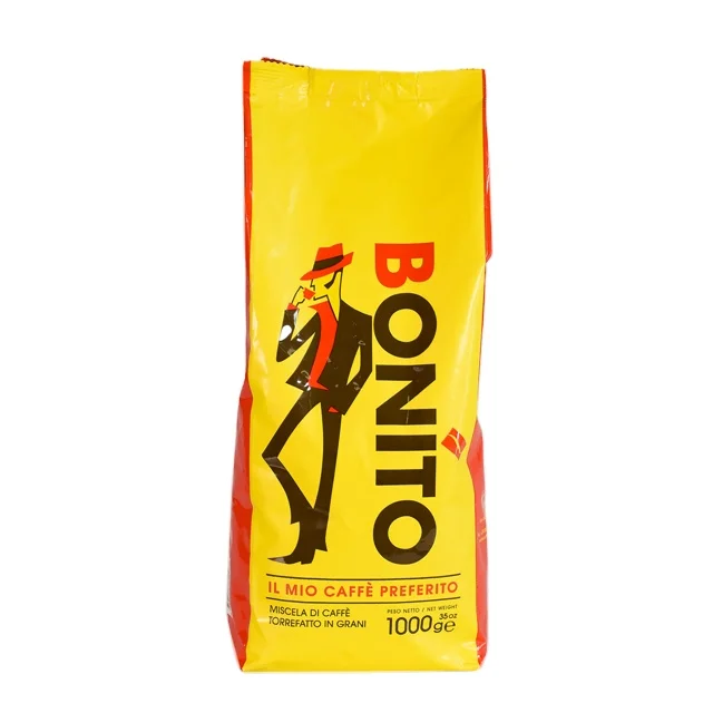 Made in Italy roasted coffee beans for espresso machines