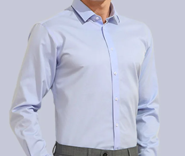 Blue White Khaki Color Custom Made Fashion Casual Formal Leisure Male Shirt