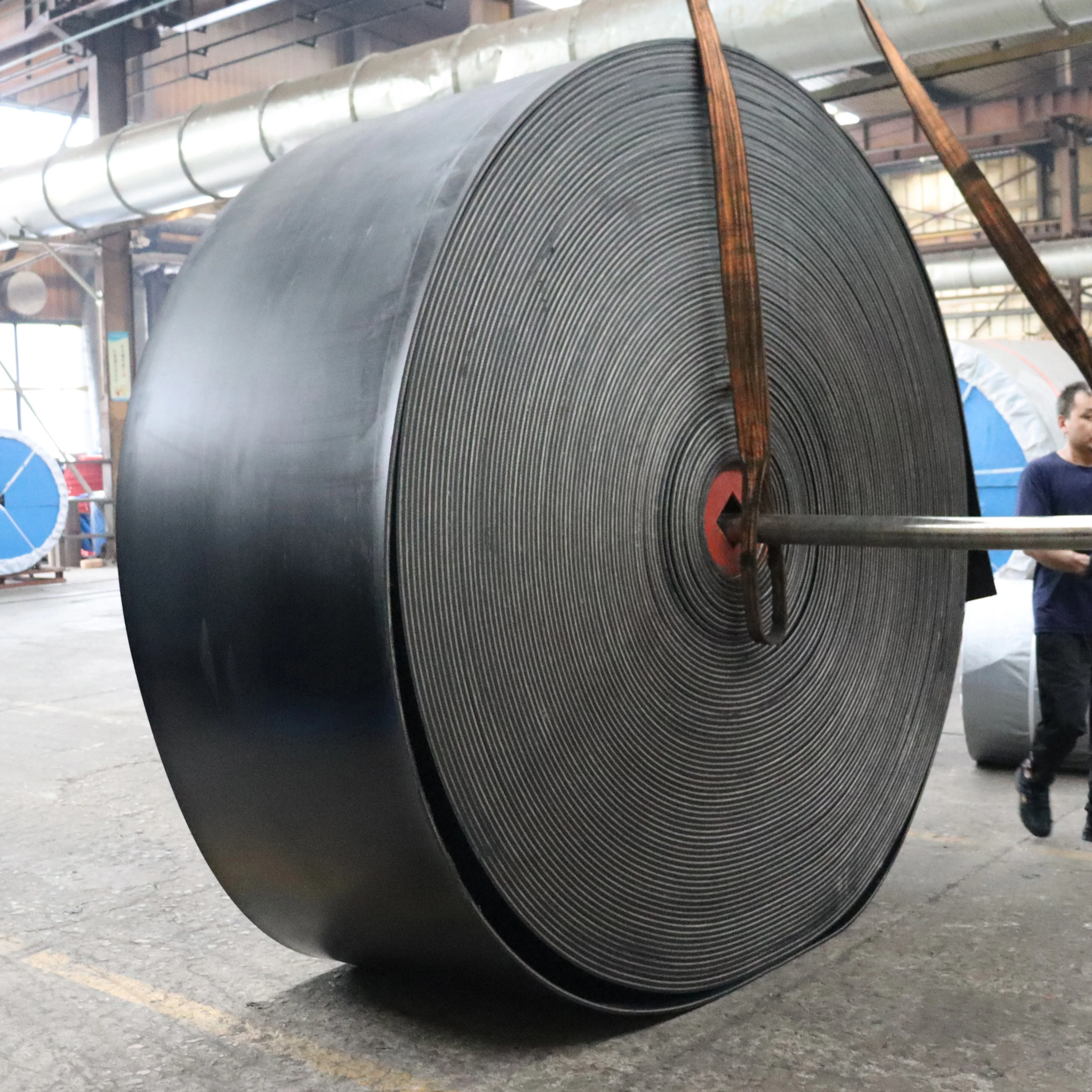 Customized High Temperature Nylon Heat Resistant Rubber Belt Conveyor Belt