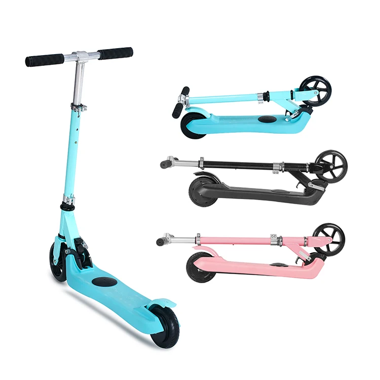 Factory Wholesale Children Kick Scooter 5 Inch 2 Wheel 100w 24v Kids electric Scooter