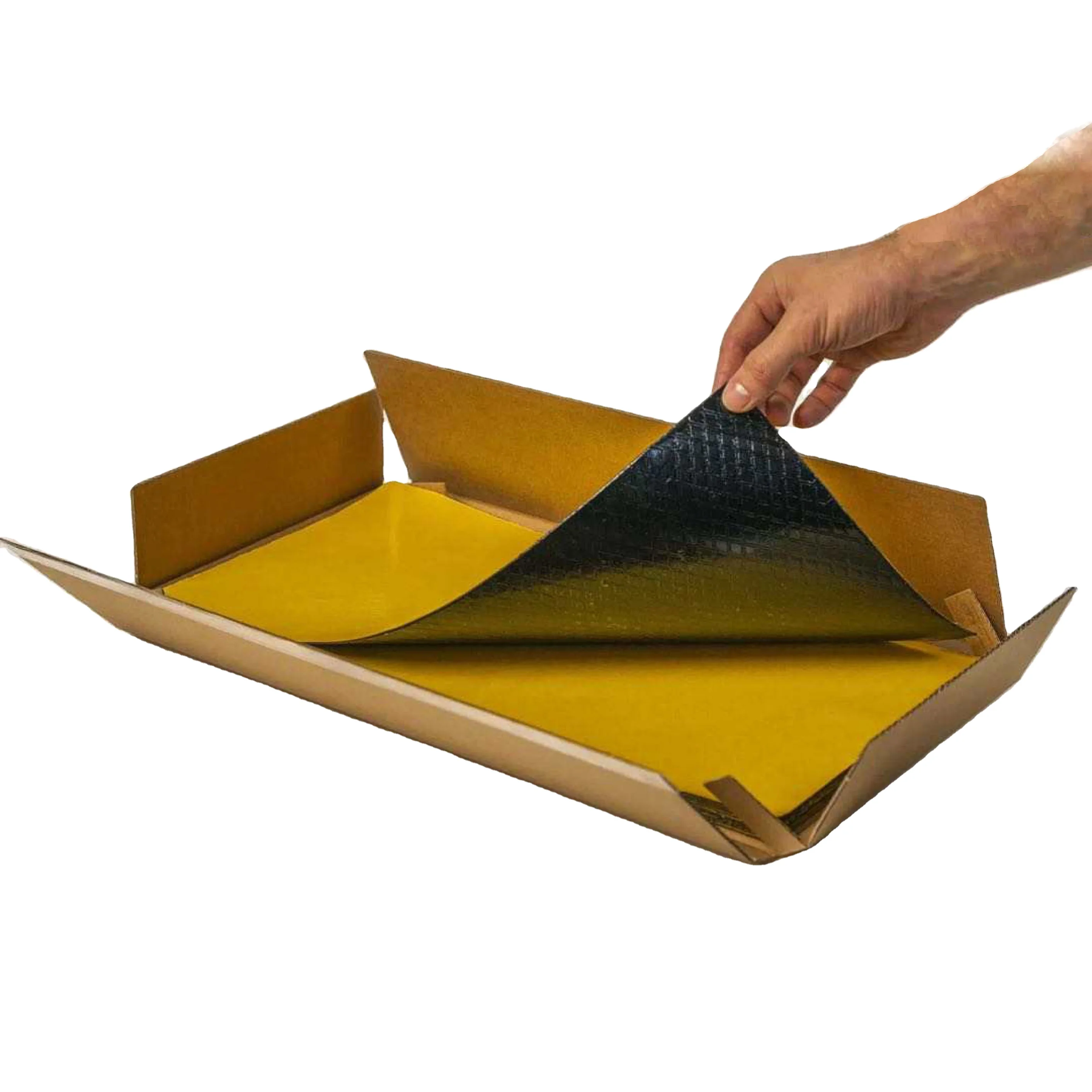 Keyrone 2.5mmx60cmx40cm sound absorb pad, heat and sound insulation car with 100um Aluminium foil