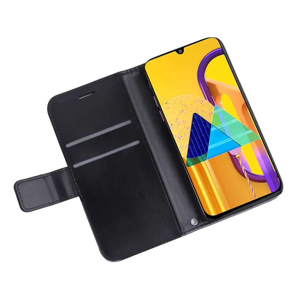 Laudtec Wallet Style Flip Cover Case for Samsung Galaxy M30s Leather Flip Cover