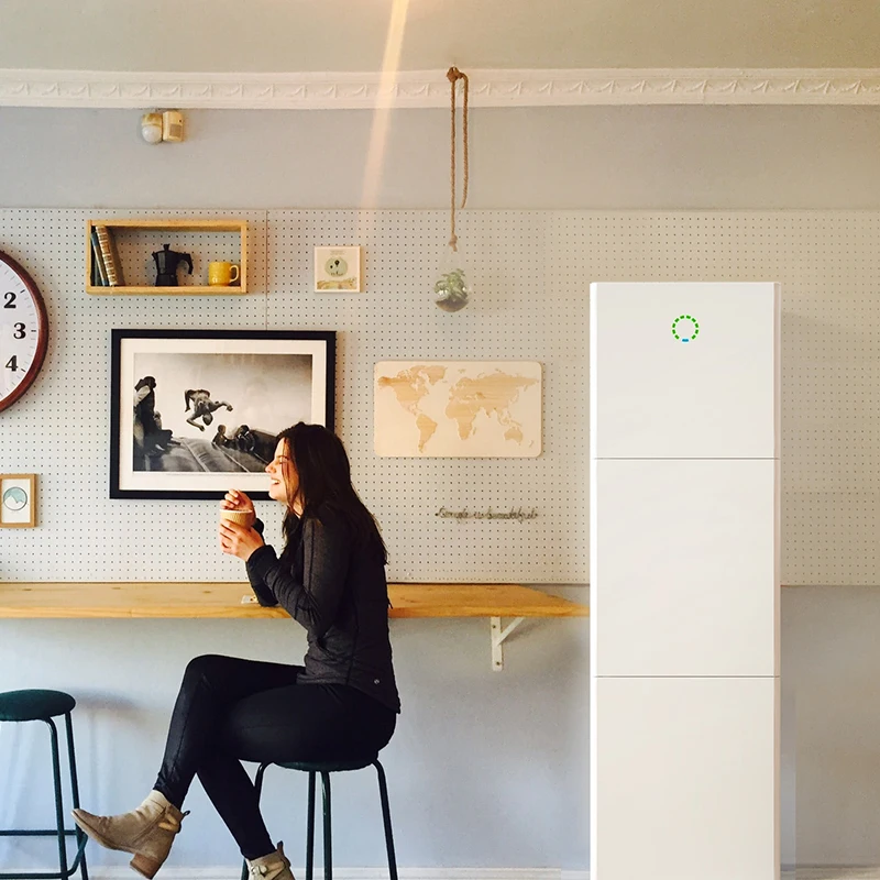 CECOX 3.6kw 5.12Kwh Lifepo4 батарея Powerwall в одном инверторе и литиевая