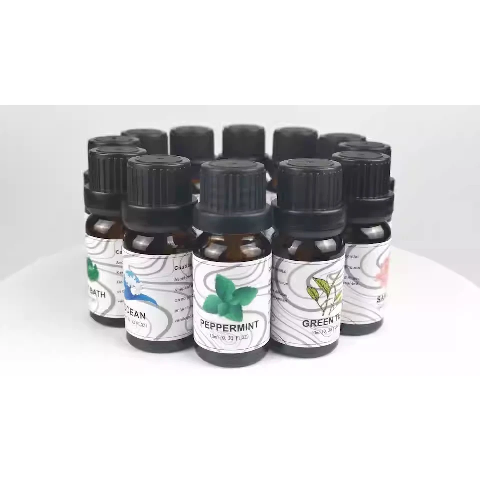 Essential Oil Diffuser Use Water-based Pure Massage Aromatherapy Candle Making 6pc Set in Gift Box