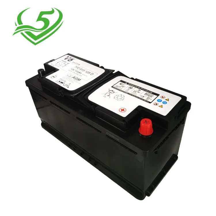 AOGEWE Wholesale Factory Para Bateria Camion Portable China 12v 105ah Automotive Auto Batteries Agm Varta Car Battery