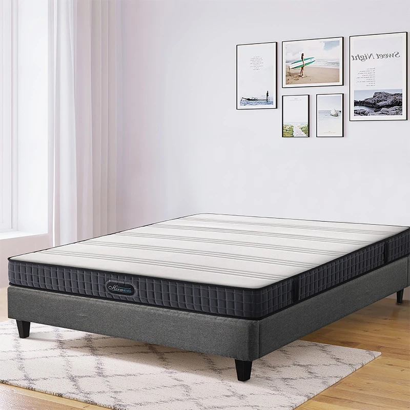 Leizi sleepwell luxury full size queen size high density memory foam bed mattress