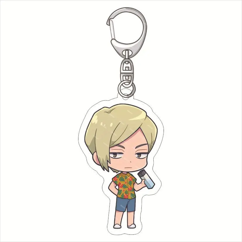 More designs for battling characters Huaiyu Yuzhe Beach five directions and five blessings black anime acrylic keychain