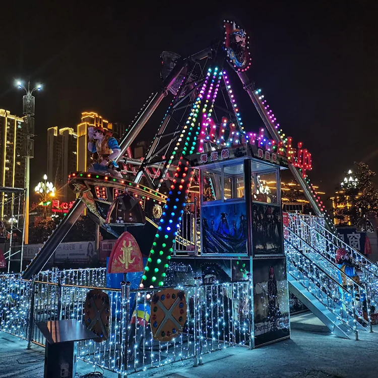 Hot Sale FRP Pirate Ship 24seats Fiberglass Ships Amusement Park Ride for