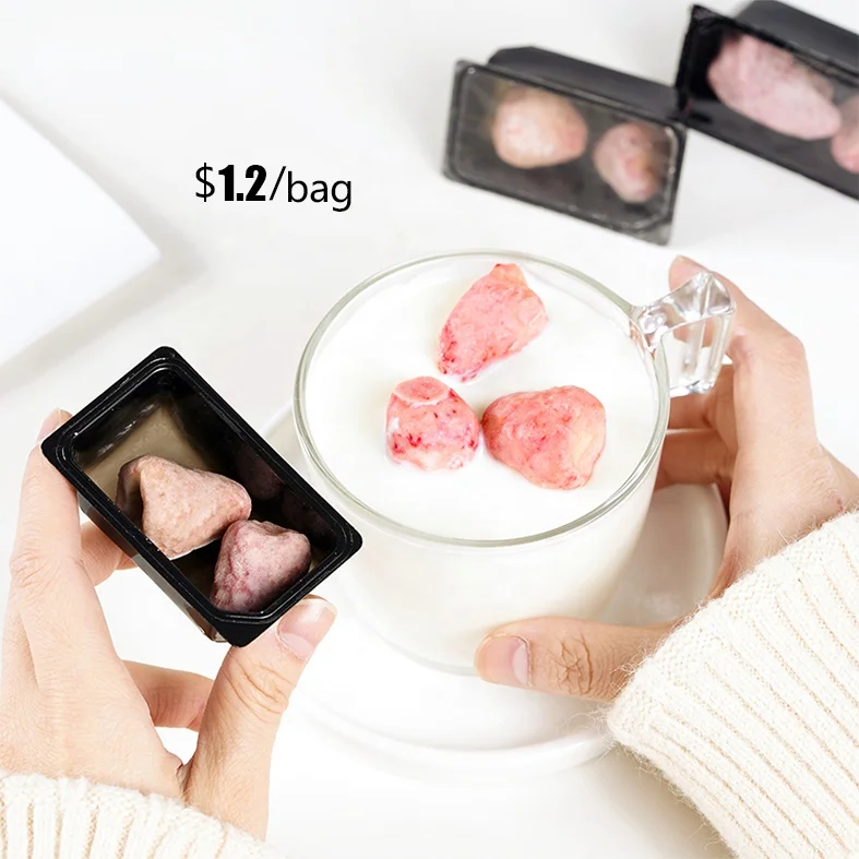 
Organic Strawberries Dice Dry Vacuum Packaged Manufacturer Cheap Price Freeze Dried Strawberry 