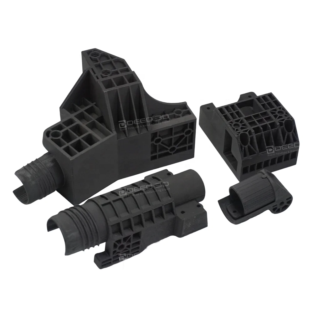 Large scale additive manufacturing rapid prototyping strong lightweight drone connector parts FDM Nylon12 CF 3d printing service